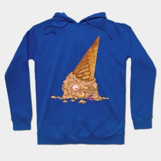 Falling ice cream character Hoodie